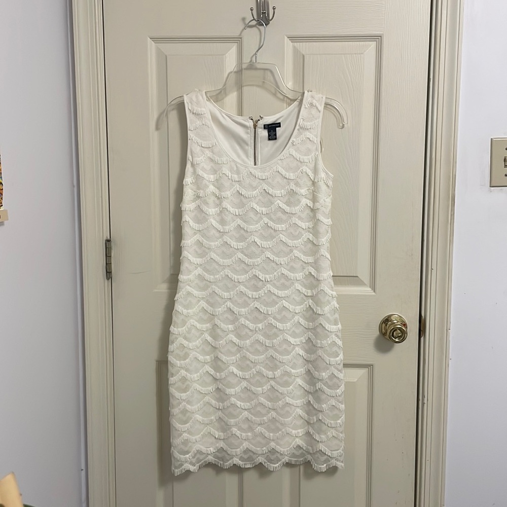 New Directions White Dress (size 6)